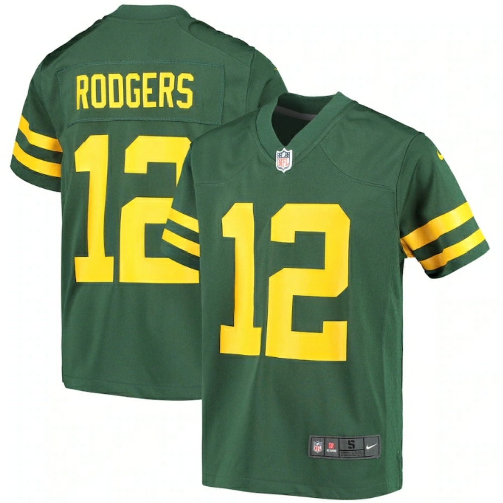 NWT Nike Aaron Rodgers #12 Green Bay Packers Game Jersey/Hat Bundle